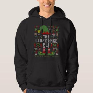 Veste À Capuche Ligne Dance Elf Ugly Christmas Matching Famille