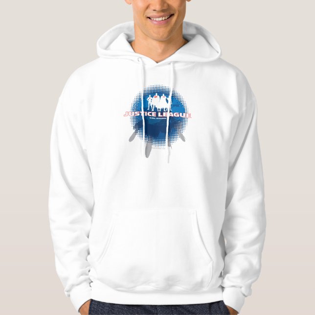 Veste À Capuche Ligue de la justice pour les défenseurs mondiaux (Devant)