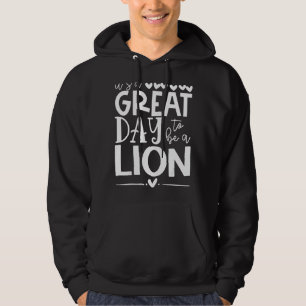 Veste À Capuche Lions School Sports Ventilateur Team Spirit Mascot