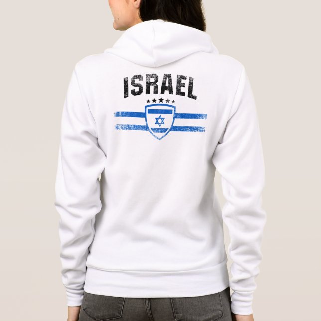 Veste À Capuche L'Israël (Dos)