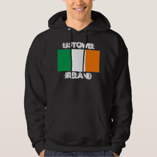 Veste À Capuche Listowel, Irlande avec drapeau irlandais