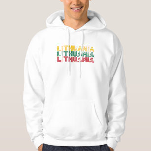 Veste À Capuche Lituanie moderne Lietuva Drapeau Pays Souvenir 
