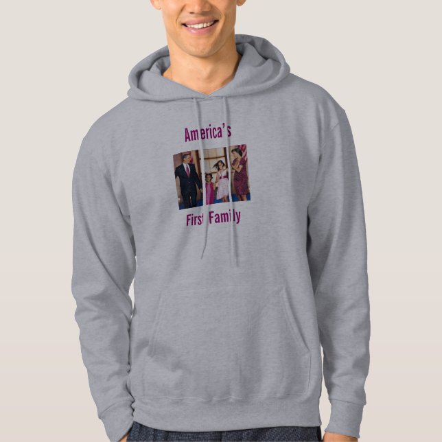 Veste À Capuche L'Obamas : Premier sweatshirt de la famille de (Devant)