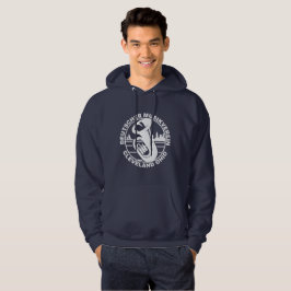 Veste À Capuche Logo à capuchon de blanc de sweatshirt de DMV