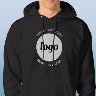 Veste À Capuche Logo avec texte Business Promotion Business