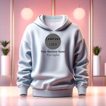 logo cool gris marque sweatshirt d'entreprise sur 