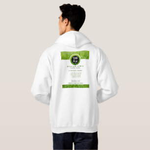 Veste À Capuche Logo d'entreprise simple pour l'entretien de la pe