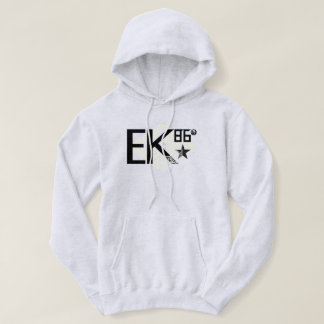 VESTE À CAPUCHE LOGO NOIR EK86