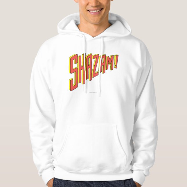 Veste À Capuche Logo Shazam Rouge/Jaune (Devant)