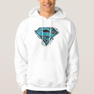Veste À Capuche Logo Supergirl Barbed Wire and Flowers