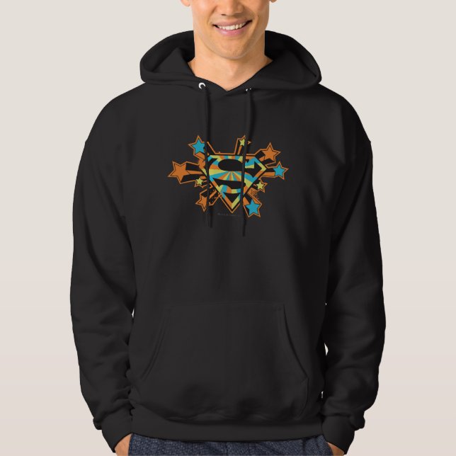Veste À Capuche Logo Supergirl Colorful Stars (Devant)