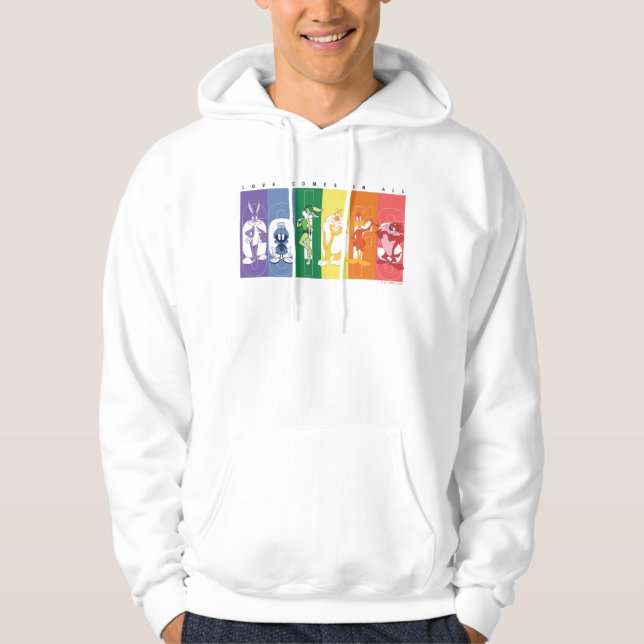 Veste À Capuche LOONEY TUNES™ - L'Amour Vient Dans Toutes Les Coul (Devant)