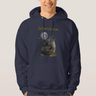 Veste À Capuche loup et lune