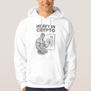 Veste À Capuche Lourd En Crypto Bitcoin Crypto Commerçants Croquis