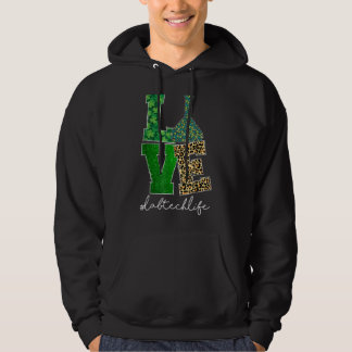 Veste À Capuche Love Lab Tech Life Shamrocks Leopard Happy St Part