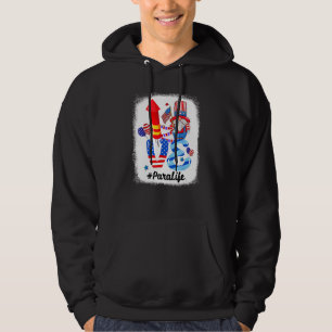 Veste À Capuche Love Para Life Gnome Usa Drapeau 4 juillet Patriot