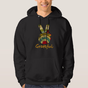 Veste À Capuche Love Turkey Grateful Turkey Hand Sign Thanks