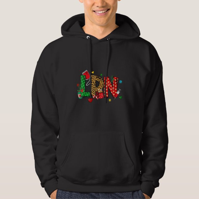 Veste À Capuche LPN Nurse Christmas Family Group Nursing (Devant)