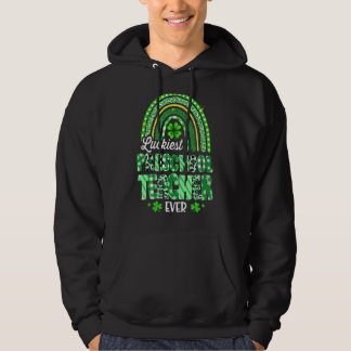 Veste À Capuche Luckiest Enseignant préscolaire jamais Rainbow St 