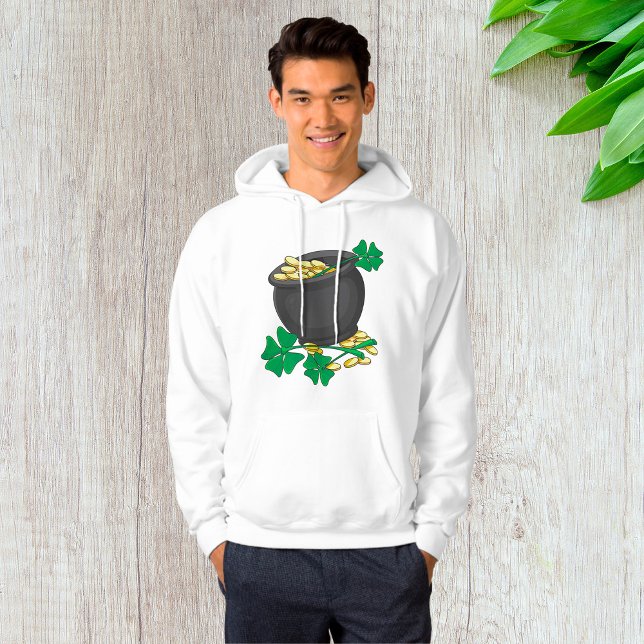 Veste À Capuche Lucky Pot of Gold Mens Hoodie (Créateur téléchargé)