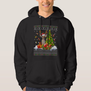 Veste À Capuche Lumières de Noël amusantes Chihuahua Chien Funny X