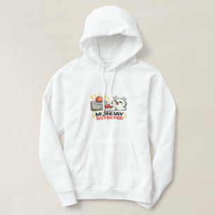 Veste À Capuche Lundi Détecté - Alarme de Personnage Drôle Mignon