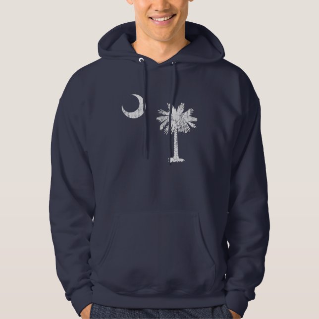 Veste À Capuche Lune de Palmetto de la Caroline du Sud (Devant)