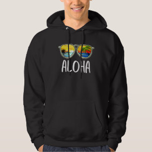 Veste À Capuche Lunettes de soleil Aloha Hawaii Hawaii Island