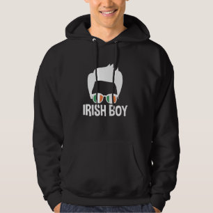 Veste À Capuche Lunettes de soleil drapeau Irlande garçon irlandai