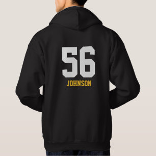 Veste À Capuche LYFL 01   Logo Lassen Blanc Personnalisé Homme