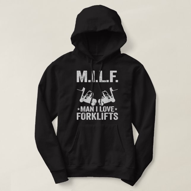 VESTE À CAPUCHE M.I.L.F. (Design devant)