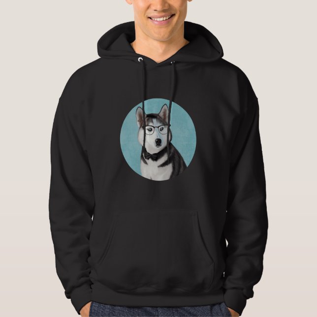 Veste À Capuche M. Siberian Husky (Devant)