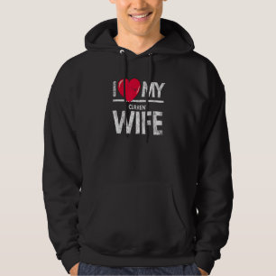 Veste À Capuche Ma Femme Actuelle Est Perturbée Regardez Par Yoray