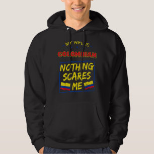 Veste À Capuche Ma Femme Est Colombienne, République De Colombie,