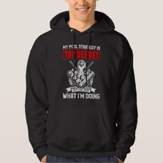 Veste À Capuche Ma stratégie de billard est top secret Billard drô