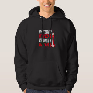 Veste À Capuche Ma Stratégie Est Très Secrète Même Si Je Ne Sais P