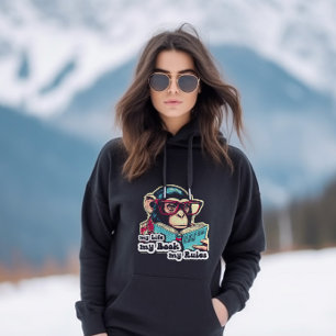 Veste À Capuche Ma vie Mon livre Mes règles Drôle cadeau sarcastiq