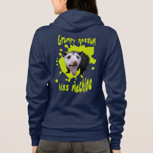 Veste À Capuche Machine à siffler drôle opossum grincheux humour s