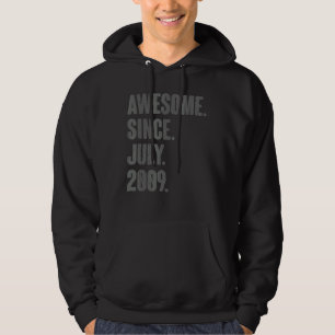 Veste À Capuche Magnifique Depuis Juillet 2009 13 Ans 13ème Annive