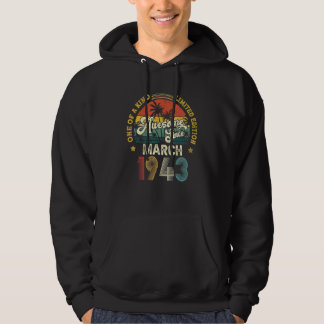 Veste À Capuche Magnifique depuis mars 1943 Vintage 79ème annivers