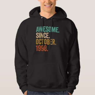 Veste À Capuche Magnifique Depuis Octobre 1998 24 Ans 24e Naissanc