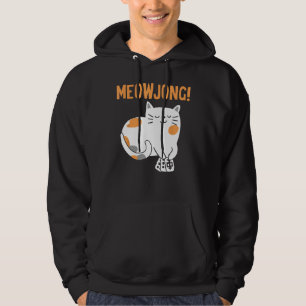 Veste À Capuche Mahjong Jeu du joueur de chat Mah-Jongg Chine Soli