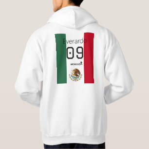 Veste À Capuche Maillot de style mexicain avec impression au dos F