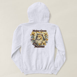 Veste À Capuche Maine Coon Mama Dilute Calico Mainecoon chats