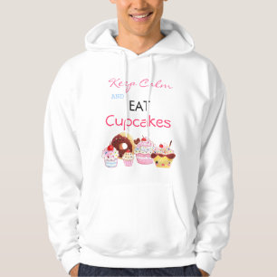 Veste À Capuche Maintenez calme et mangez les petits gâteaux