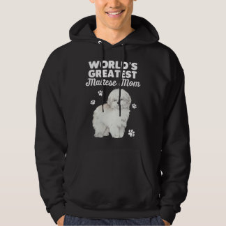 Veste À Capuche Maltese Mom Dog Greatest Maltese Mom