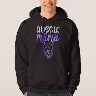 Veste À Capuche Maman Aussie Shepherd Australien Chien de Berger M