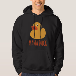 Veste À Capuche Maman Canard Drôle Famille Canard en Caoutchouc Ad