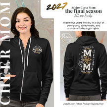 Maman de cheerleader senior 2027 personnalisé