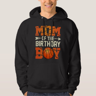 Veste À Capuche Maman De L'Anniversaire Garçon Basketball Mère Mam